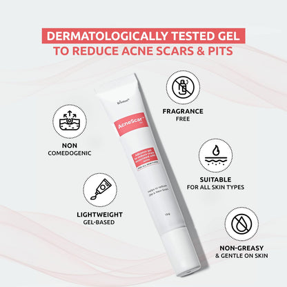 AcneScar Advanced Gel to Reduce Acne Scars associated with acne