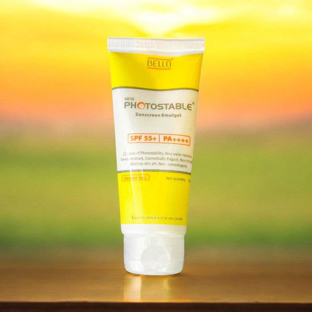 Bello New Photostable Sunscreen Emulgel SPF 55+/PA++++