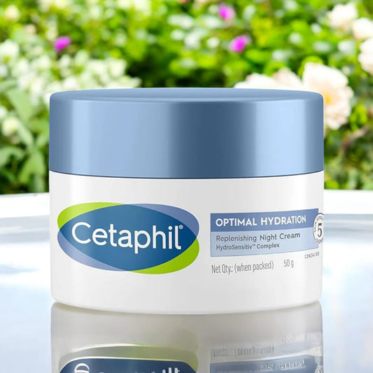 Cetaphil ptimal Hydration Night Cream and 