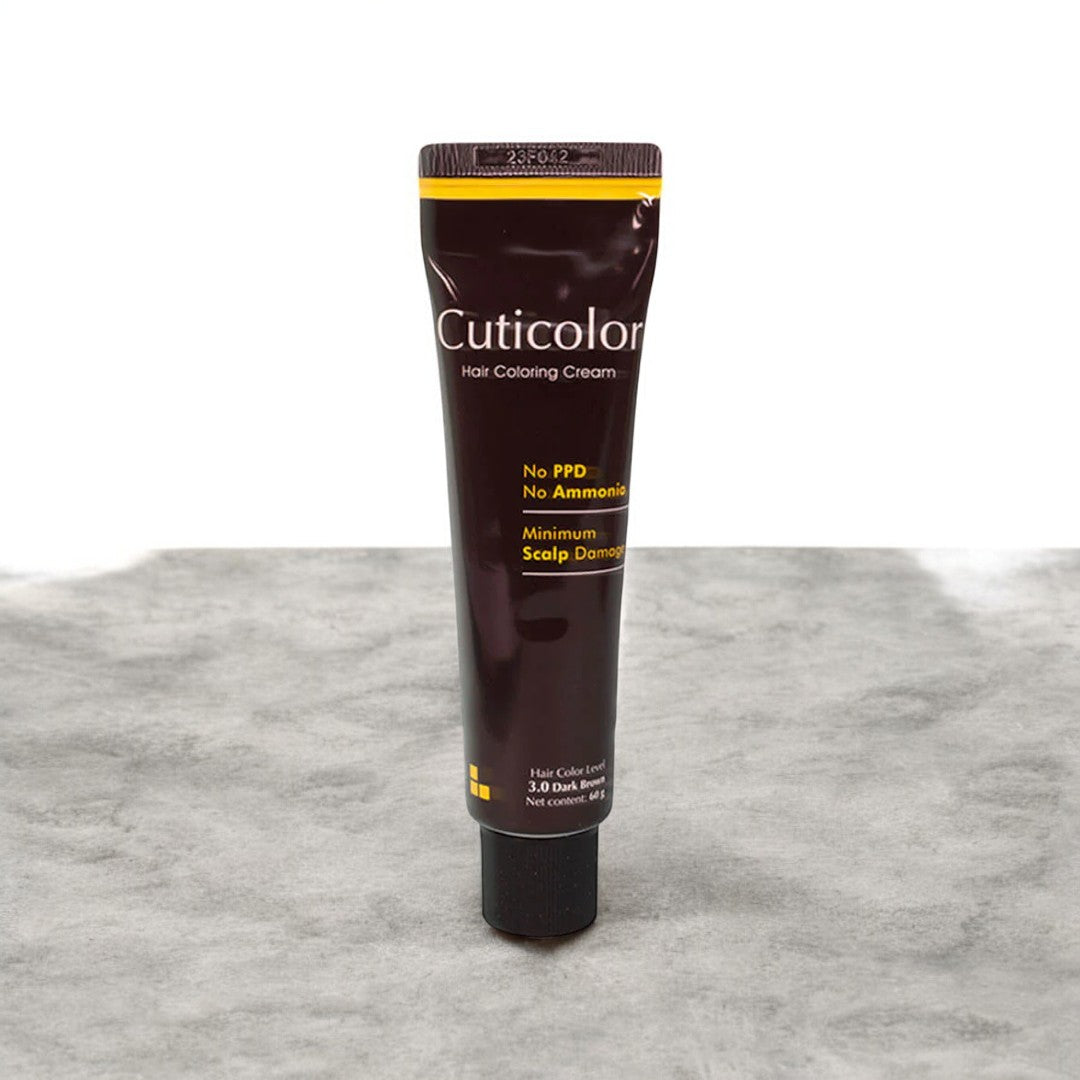 Cuticolor Hair Coloring Cream Dark Brown (3.0)