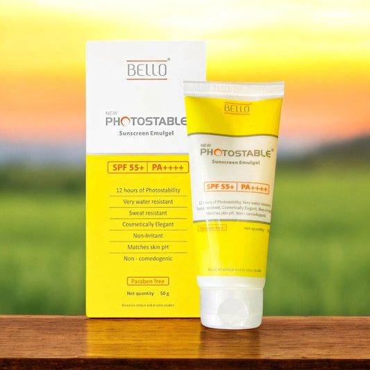 Bello New Photostable Sunscreen Emulgel SPF 55+/PA++++