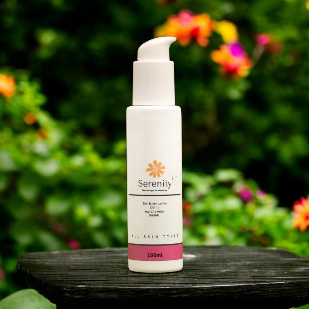 Serenity Sunscreen Lotion (SPF 50)