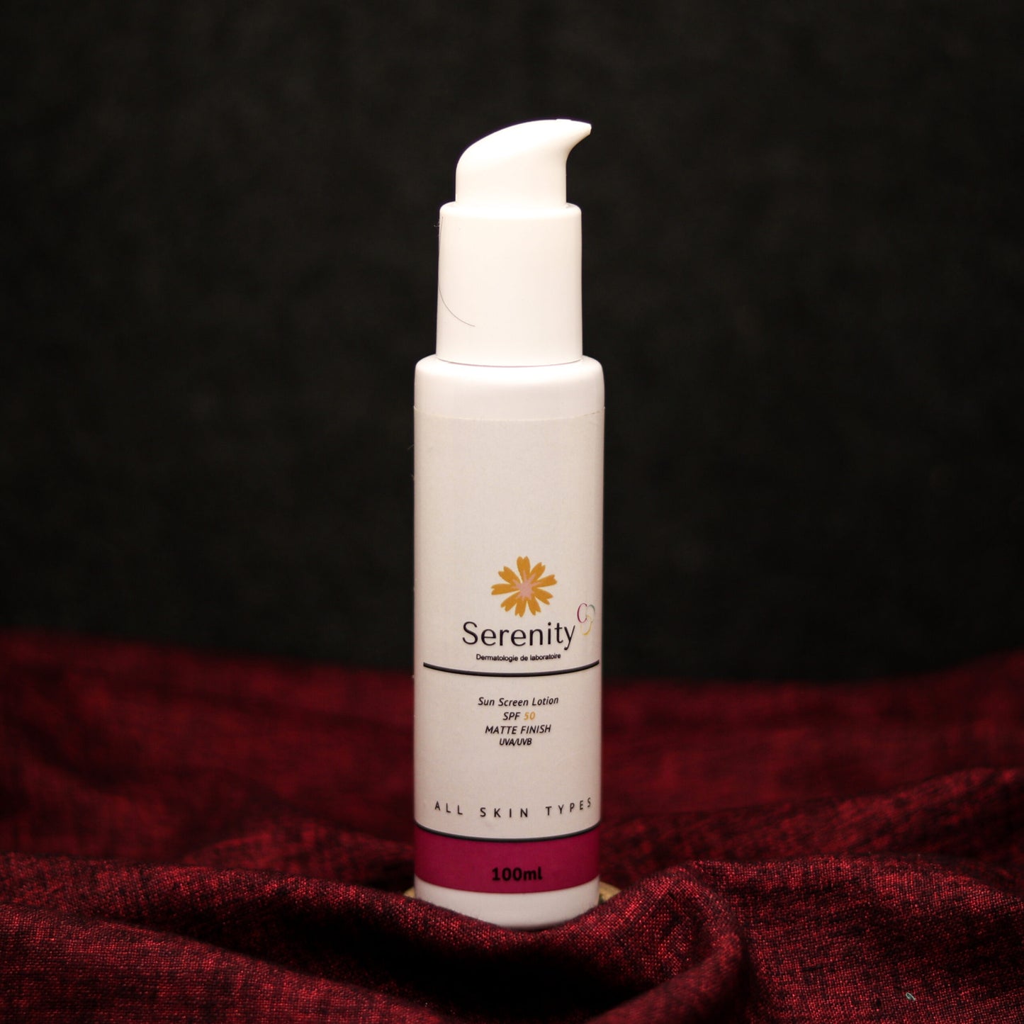 Serenity Sunscreen Lotion (SPF 50)