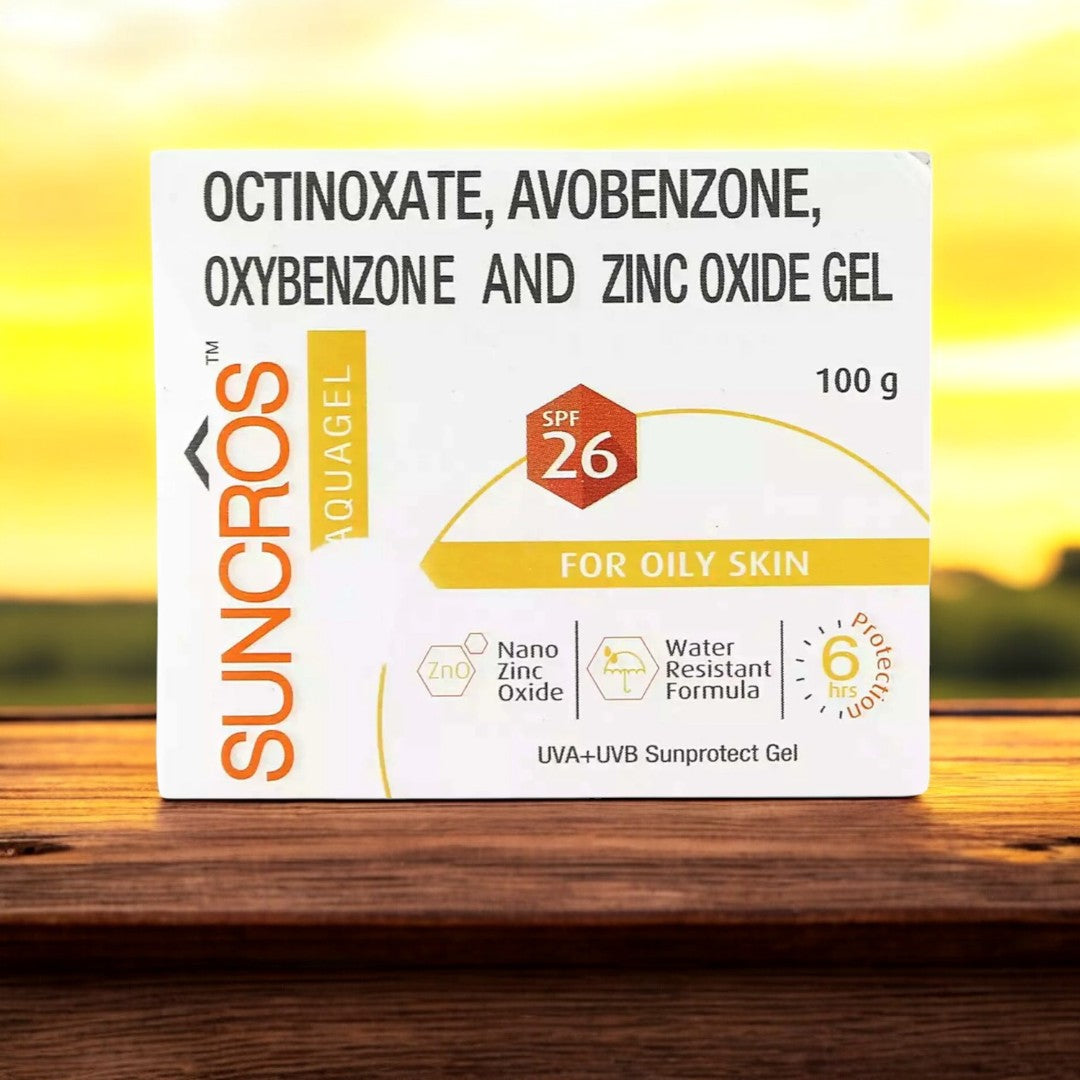 Suncros AquaGel Sunscreen SPF 26