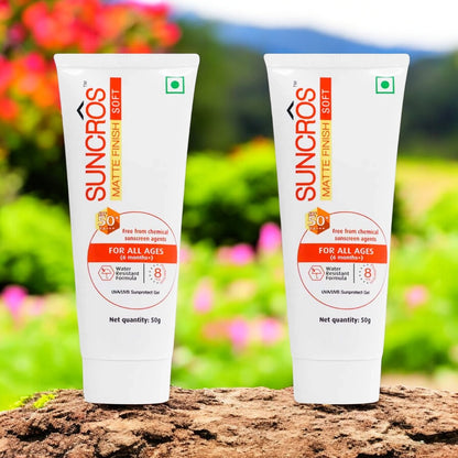 Suncros Matte Finish Soft SPF 50+