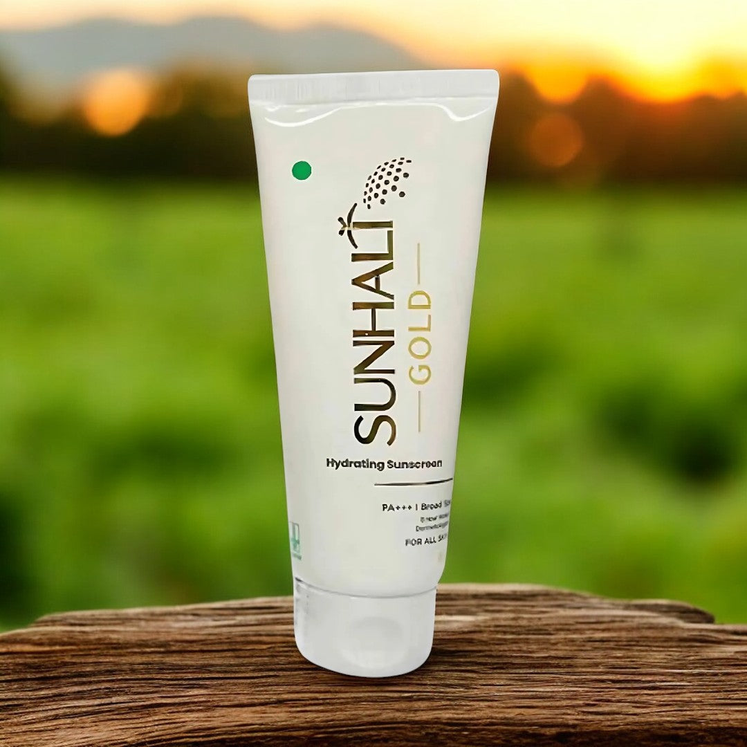 Sunhalt Gold Hydrating Sunscreen (SPF 50 PA+++)