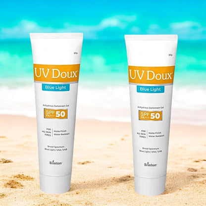 UV Doux Blue Light Anhydrous Sunscreen Gel SPF 50 PA+++