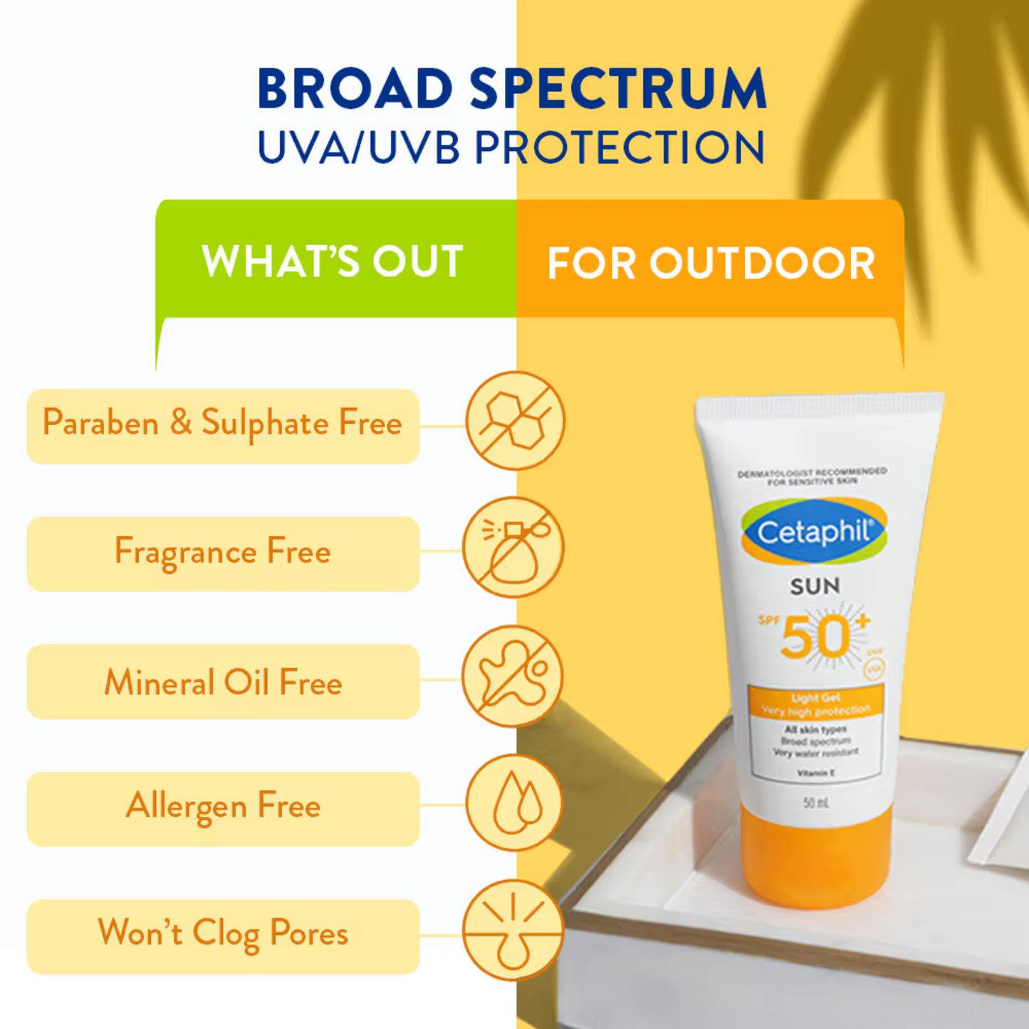 Cetaphil Sun Light Gel Very High Protection Gel SPF 50+