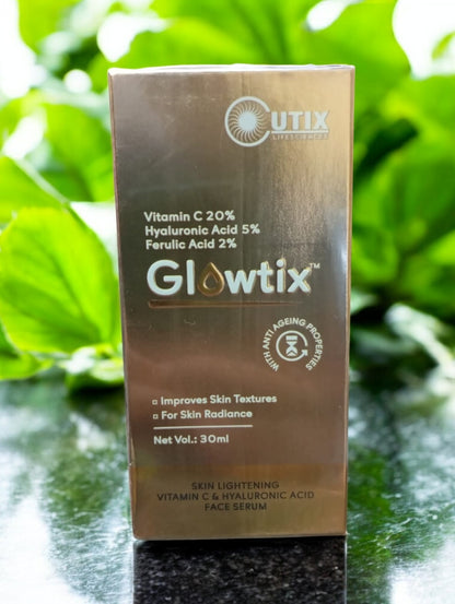 Glowtix skin Lightening Vitamin c & Hyaluronic Acid Face Serum